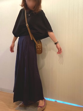 「CABANE de ZUCCa（カバンドズッカ）のアイテム」を使った、mee☆さん（レディース・160cm）の秋コーディネート