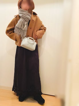 「Acne Studios（アクネストゥディオズ）のアイテム」を使った、mee☆さん（レディース・160cm）の冬コーディネート