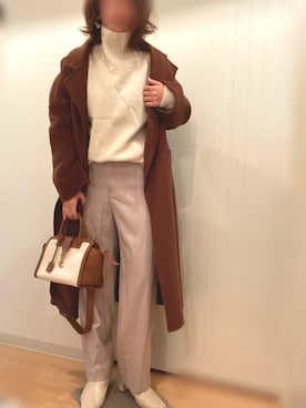 「Banner Barrett（バナーバレット）のアイテム（テーラードジャケット）」を使った、mee☆さん（レディース・160cm）の冬コーディネート