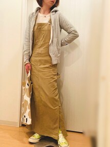 REDCHOP WORKS ツイルストレッチジャンパースカート CANAL JEAN（キャナルジーン）の「RED CHOP WORKS(レッド