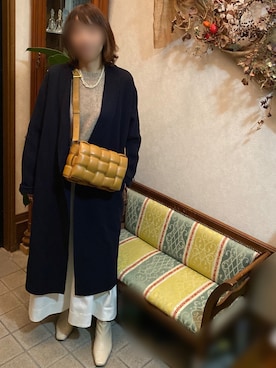 「plage（プラージュ）のアイテム（その他アウター）」を使った、mee☆さん（レディース・160cm）の冬コーディネート