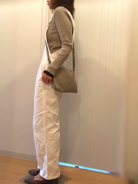 「SHENERY（シーナリー）のアイテム（オールインワン・サロペット）」を使った、mee☆さん（レディース・160cm）の秋コーディネート