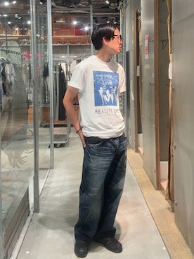「アイテム（Tシャツ/カットソー）」を使った、秦翔平さん（メンズ・180cm）の夏コーディネート