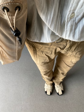 「UNITED ARROWS（ユナイテッドアローズ）のアイテム（チノパンツ）」を使った、rinzuさん（レディース・166cm）の夏コーディネート