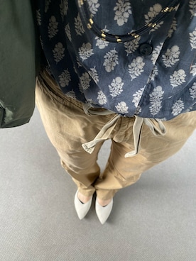 「homeworking（ホームワーキング）のアイテム」を使った、rinzuさん（レディース・166cm）の春コーディネート