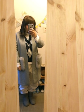 あやぺさん（レディース・154cm）の冬コーディネート