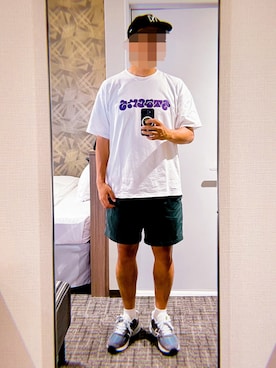 「DIGAWEL（ディガウェル）のアイテム（パンツ）」を使った、927.JPさん（メンズ・174cm）の夏コーディネート