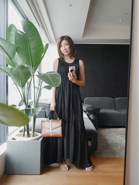 「GUCCI（グッチ）のアイテム（バッグ）」を使った、shiokoさん（レディース・155cm）の夏コーディネート