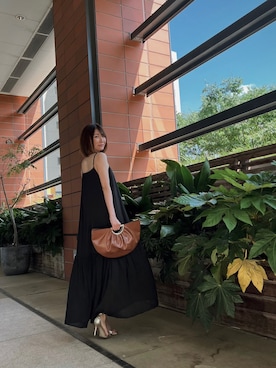 「My shawty（ﾏｲｼｬｳﾃｨｰ）のアイテム（ハンドバッグ）」を使った、shiokoさん（レディース・155cm）の夏コーディネート