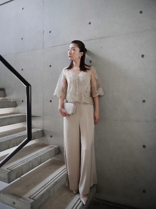 マイシャウティー napoli lace pants dress お急ぎ＋500 楽天市場】【30%off】napoli lace pants dress パーティー