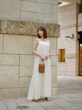 「My shawty（ﾏｲｼｬｳﾃｨｰ）のアイテム（ネックレス）」を使った、shiokoさん（レディース・155cm）の夏コーディネート