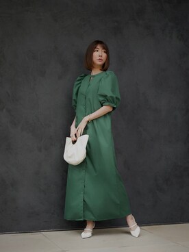 「My shawty（ﾏｲｼｬｳﾃｨｰ）のアイテム（ハンドバッグ）」を使った、shiokoさん（レディース・155cm）の春コーディネート