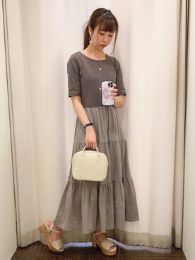 「オリエンタルトラフィック」｜「アイテム（アクセサリー）」を使った、ひかるさん（レディース・159cm）の夏コーディネート