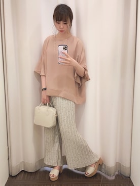 「オリエンタルトラフィック」｜「アイテム（アクセサリー）」を使った、ひかるさん（レディース・159cm）の夏コーディネート