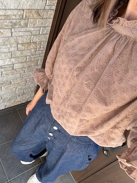 「アイテム（シャツ/ブラウス）」を使った、Kiiさん（レディース・166cm）の夏コーディネート