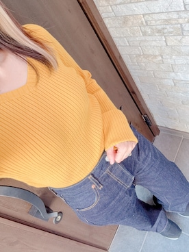 「AZUL by moussy（アズールバイマウジー）のアイテム」を使った、Kiiさん（レディース・166cm）の秋コーディネート