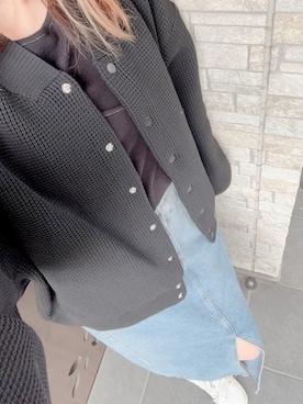 「Java（ジャバ）のアイテム（ブルゾン）」を使った、Kiiさん（レディース・166cm）の秋コーディネート