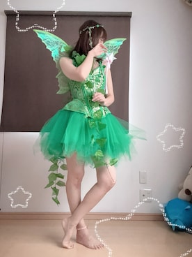 「アイテム（その他、グリーン系）」を使った、Kiiさん（レディース・166cm）の秋コーディネート