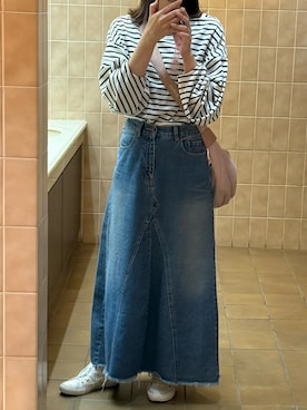 「AZUL by moussy（アズールバイマウジー）のアイテム」を使った、Kiiさん（レディース・166cm）の秋コーディネート