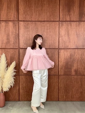 「MERAKI（メラキ）のアイテム」を使った、harunaさん（レディース・165cm）の春コーディネート