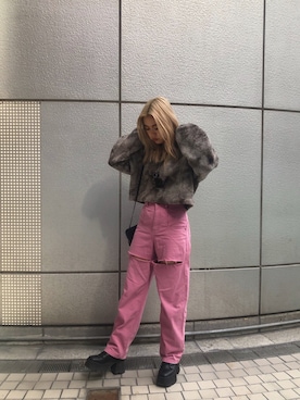 「FIG&VIPER（フィグアンドバイパー）のアイテム（ブーツ）」を使った、FIG&VIPER_Yukaさん（レディース・167cm）の秋コーディネート