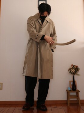 「Toironier（トワロニエ）のアイテム（ジャケット/アウター）」を使った、ULAさん（メンズ・179cm）の秋コーディネート