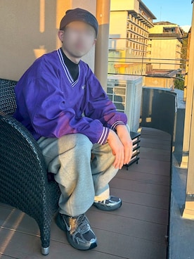 「RVCA（ルーカ）のアイテム」を使った、sr1661さん（メンズ・172cm）の冬コーディネート