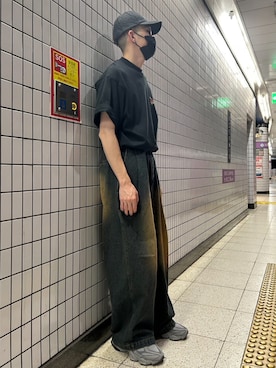 「Lee（リー）のアイテム」を使った、sr1661さん（メンズ・172cm）の夏コーディネート