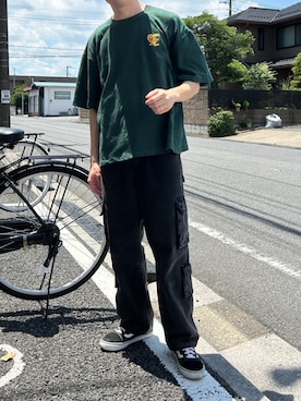「VANS（バンズ）のアイテム」を使った、sr1661さん（メンズ・172cm）の夏コーディネート