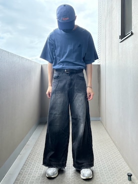 「NBA（エヌビーエー）のアイテム」を使った、sr1661さん（メンズ・172cm）の夏コーディネート