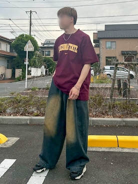 「RED KAP（レッドキャップ）のアイテム」を使った、霛さん（メンズ・172cm）の春コーディネート