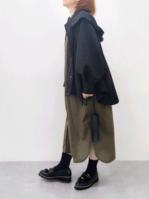 ニッセン マウンテンパーカー ウインドブレーカー 「はっ水」フレア