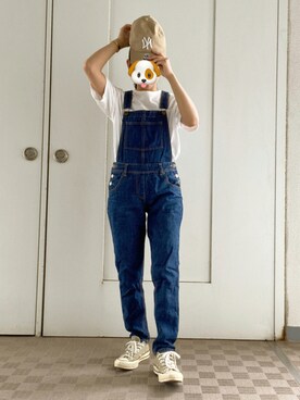 「キャップ女子」｜クレン【相互フォロー】　さん（レディース・150cm）の秋コーディネート