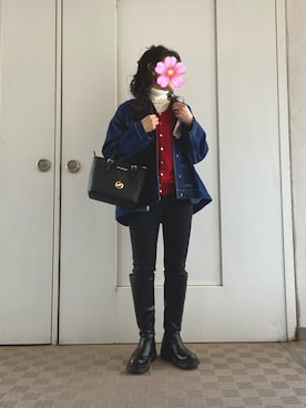 「Abercrombie&Fitch（アバークロンビーアンドフィッチ）のアイテム（パンツ）」を使った、クレン【相互フォロー】　さん（レディース・150cm）の春コーディネート