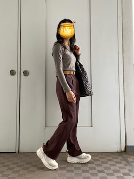 「MARC JACOBS（マークジェイコブス）のアイテム（トートバッグ）」を使った、クレン【相互フォロー】　さん（レディース・150cm）の秋コーディネート