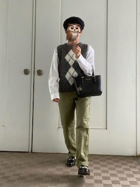 「MARC JACOBS（マークジェイコブス）のアイテム（ハンドバッグ）」を使った、クレン【相互フォロー】　さん（レディース・150cm）の秋コーディネート