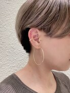 PAS TIERRA（パティエラ）の「【Ray】K10フープピアスL（ピアス（両耳