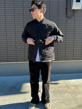 「アイテム（ローファー）」を使った、クドウマサキさん（メンズ・171cm）の秋コーディネート