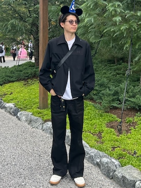 「アイテム（サングラス）」を使った、りさん（メンズ・168cm）の秋コーディネート