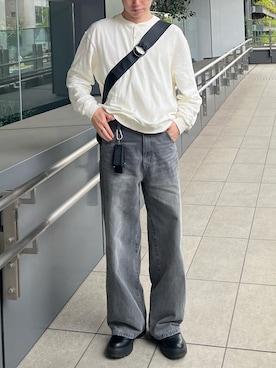 「IL BISONTE（イルビゾンテ）のアイテム」を使った、りさん（メンズ・168cm）の春コーディネート