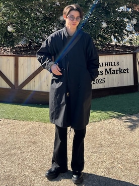 「アイテム（モッズコート）」を使った、りさん（メンズ・168cm・20代）の冬コーディネート