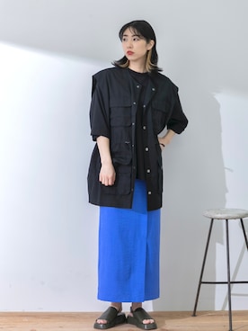 「はじめましてコーデ」｜「アイテム（その他）」を使った、おさやさん（レディース・167cm）の春コーディネート