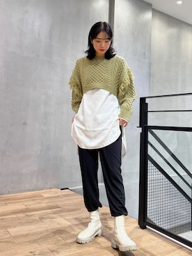 おさやさん（レディース・167cm）の秋コーディネート