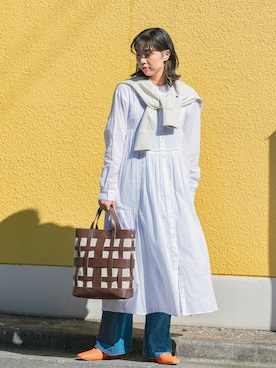 「Coming soon…」｜「アイテム（その他シューズ）」を使った、おさやさん（レディース・167cm）の春コーディネート