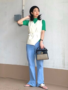 おさやさん（レディース・167cm）の夏コーディネート