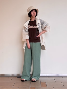 「RODE SKO（ロデスコ）のアイテム（シューズ）」を使った、れ い か さん（レディース・153cm）の春コーディネート