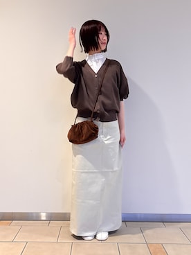 「KBF（ケイビーエフ）のアイテム（シューズ）」を使った、れ い か さん（レディース・153cm）の春コーディネート