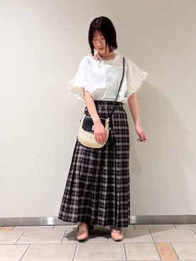 「ITEMS URBANRESEARCH（アイテムズ アーバンリサーチ）のアイテム」を使った、れ い か さん（レディース・153cm）の春コーディネート