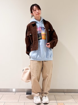 「EKAL（エカル）のアイテム」を使った、れ い か さん（レディース・153cm）の冬コーディネート