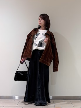 「ITEMS URBANRESEARCH（アイテムズ アーバンリサーチ）のアイテム」を使った、れいかさん（レディース・153cm）の秋コーディネート